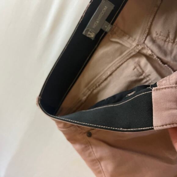 Wit & Wisdom Ab-solution Stretch Twill Skinny Pants light pink 4 - Picture 4 of 10